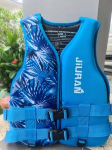 เสื้อชูชีพ ขนาด M เด็กโต 9-15 ขวบ รับน้ำหนักได้ถึง 45 กก. มีสายคล้องขา เนื้อผ้าดีมากพร้อมส่ง