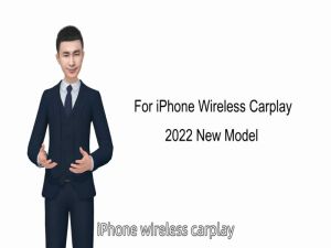 Wireless CarPlay Adapter converts wired CarPlay to wireless fits all factory wired CarPlay cars starting in 2016