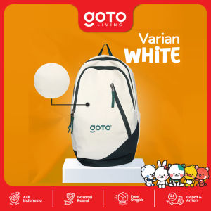 Goto Saffiano Backpack Tas Sekolah Ransel Punggung Kampus Kuliah Kerja