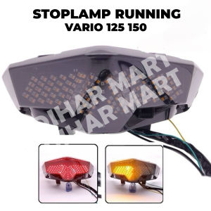 12 MODE LAMPU REM STOPLAMP RUNNING VARIO 125 150 / LAMPU REM KEDIP BISA SEIN 12 MODE