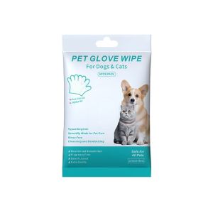 [SG] Pet Cleaning Gloves Disposable Pet Glove Wipes No Bathing Suitable for Cats and Dogs