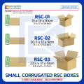 CONTAINERS.PH Brown Kraft Corrugated RSC Boxes Shipping Box Packaging Box RSC1 RSC2 RSC3 - Per Piece. 
