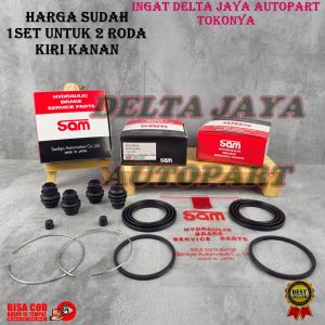 CALIPER KIT REM CAKRAM DEPAN XENIA LAMA 1SET SAM