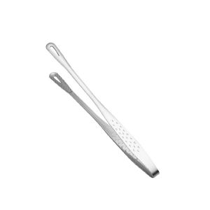 1 Cái Kẹp Thức Ăn Bằng Thép Không Gỉ Kẹp Thức Ăn Nướng Thịt Chống Trượt Cán Dài Cho Thịt Bánh Mì Dụng Cụ Nhà Bếp