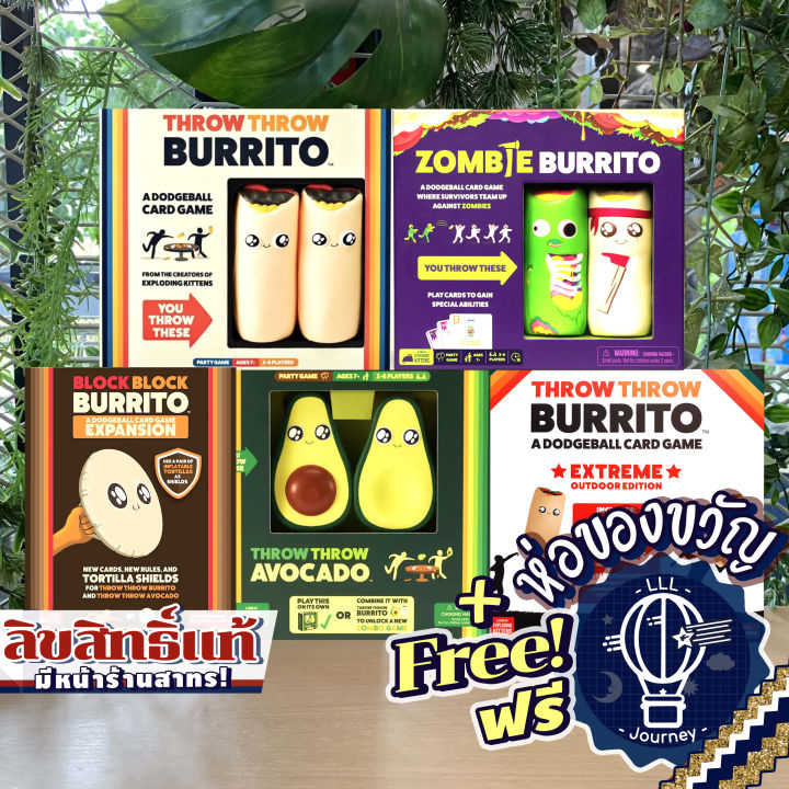 [สินค้าขายดี] Exploding Kittens - Throw Throw Burrito/Avocado/Extreme ...