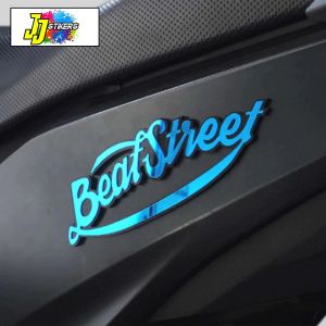 Emblem Beat Timbul Logo beat timbul Beat Mirror Anti Karat Bahan Akrilik 2 pcs