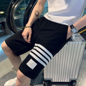 COD Quần Short Kẻ Sọc Năm Điểm Quần Thể Thao Đi Biển Dễ Phối Đồ Thường Ngày Ống Đứng Học Sinh Mùa Hè Cho Nam Quần Thể Thao Thương Hiệu Sành Điệu Quần Giữa