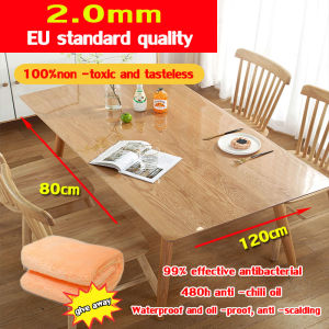 2.0MM PVC plastic Table Cover Transparent Waterproof Heavy Duty Oil-proof Heat Resistant Anti-slip Table Cover Plastic Transparent PVC Table Cover Waterproof Transparent Table Cloth Transparent Cover Transparent Table Cover Protector Circle Clear Oval