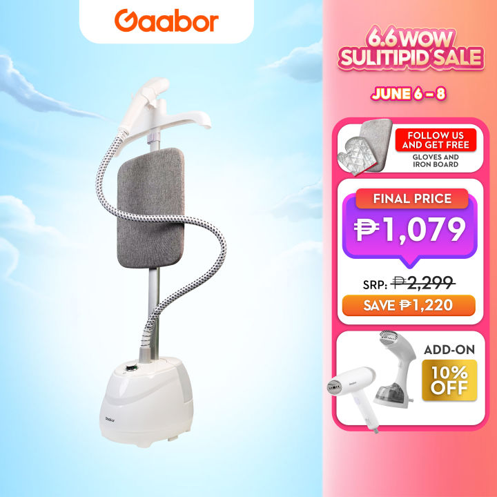 【CAMPAIGN】Gaabor Handheld Garment Steamer Vertical Ironing Machine Odor