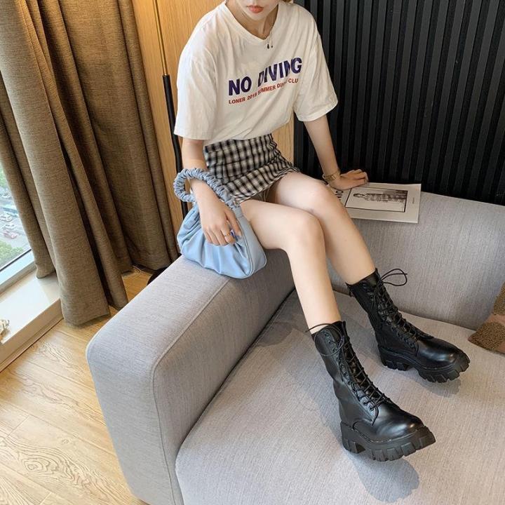 %E2%9C%A8READY%20STOCK%E2%9C%A8Women's%20Boots%20Thick%20Bottom%20Chunky%20Heel%20Motorcycle%20Style%20Autumn%20Winter%20British%20Style%20Short%20Boots%20-%20Image%207