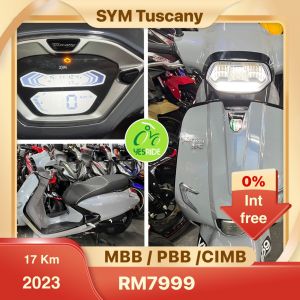 SYM Tuscany150 yr 2023 Meter 17KM ONLY