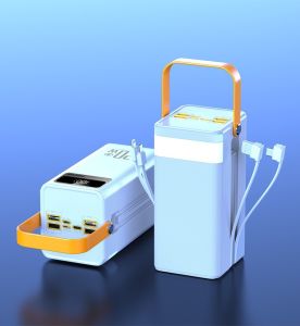 120W 100000mAh Super Fast Charging With Built-in Cable Power Bank Ultra Large Capacity Strong light LED