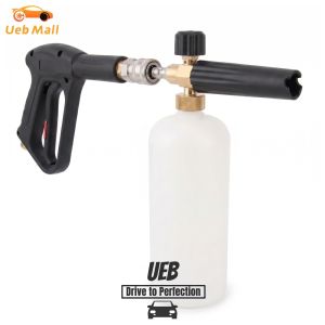 High Pressure Foam Cannon 1L for Car Wash with Adjustable Foam Spray Wide Angle Corrosion-Resistant Exterior Vehicle Cleaning Tool