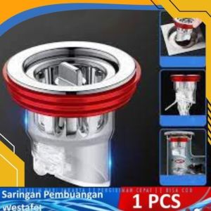 Floor Drain Anti Bau Got Pencegah Kecoa Serangga Drainase Penutup Saringan Kamar Mandi Plug Trap
