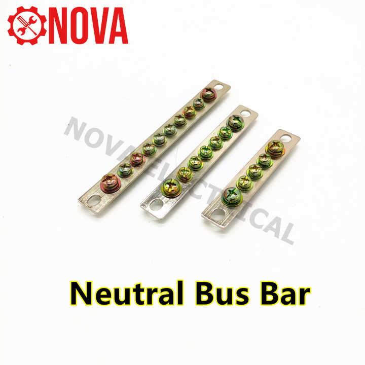 Neutral Bus Bar for Panel Board 20mm x 1.5mm 5 Terminal / 7 Terminal
