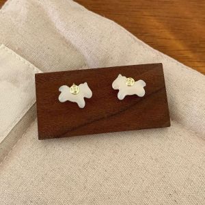 SKINJOY Cute Zodiac Pony Earrings Good Luck Resin Horse Stud Earrings Mini Ear Accessories New Year Earrings Woman