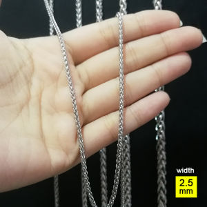 Stock Ready Customize Keel Style Stainless Steel Chain 钛钢销龙骨链定制 2.5mm 3.0mm 4.0mm 5.0mm 6.0mm 7.0mm 宽