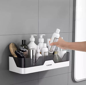 [LOCAL SELLER ] Wall Mounted Shower Organizer Rack Kitchen and Bathroom Storage Shelf