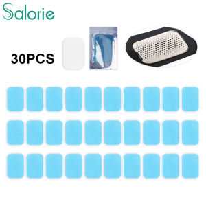 Salorie Ems Abs Replacement Gel Pads Electrodes Massage Cushion Abdominal Muscle Stimulator Trainer Accessories 30/50 Pcs