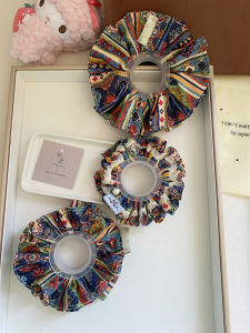 hair accessories handmade hair tie for women fashion colorful pony holder chic style scrunchies