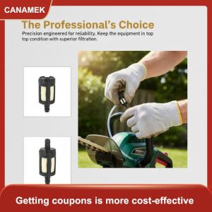 【CANAMEK 】 10 Pcs General Fuel Filter Kit for Gasoline Grass Trimmer Chainsaw High Performance Replacement for Garden Machines