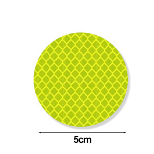 【WOKEN】10PCS Creative New Hollow Reflective Sticker Safety Night Warning Mark Reflective Tape Bumper Decal Motorcycle Helmet Sticker Universal