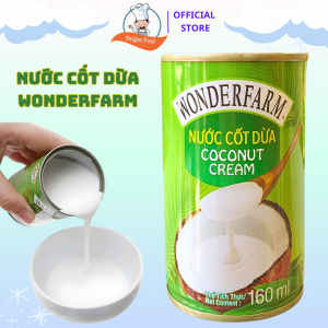 [HCM]Nước cốt dừa Wonderfarm 160ml