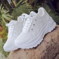 50 an Store - Sepatu Wanita Sneakers Hitam & Putih Letter A B C Terlarisss. 