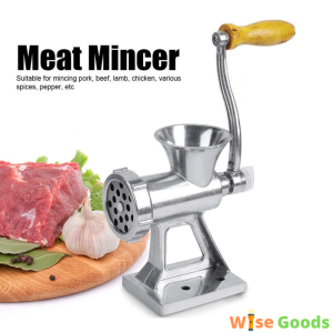 Wise Goods Kitchen Tools Manual Meat Grinder Hand Operated Beef Noodle Pasta Mincer Sausages Maker Gadgets Aluminum Grinding Machine