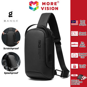 BANGE Orient Crossbody Bag Men Multi-Compartment Water-Resistant Sling USB 3.0 Fast Charging Tablet Beg Silang Sandang
