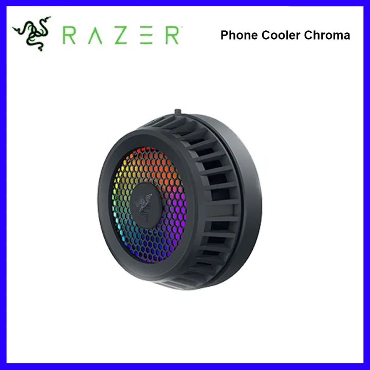 Original Razer Phone Cooler Chroma - MagSafe Compatible Smartphone Cooling Fan with Razer Chroma RGB for Apple iphone Huawei Xiaomi