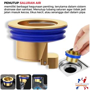 Penutup Saluran Air Kamar Mandi Anti Serangga & Bau Floor / Penutup Lubang Saluran Air