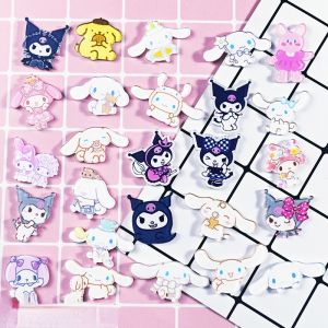 40mm Disney Cartoon Acrylic Sanrio Brooch Girl Accessories Clothes Personalized Jewelry Bag Pendant Badge Pin