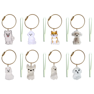 Permanent Pet Hair Cenotaph Charm Keyholder With Rustproof Metal Clip For Carry