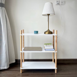 Kệ gỗ để đồ 2 3 4 5 tầng kệ gỗ lắp ráp đa năng decor phòng ngủ phòng khách nhà bếp nhiều ngăn phong cách Hàn Quốc