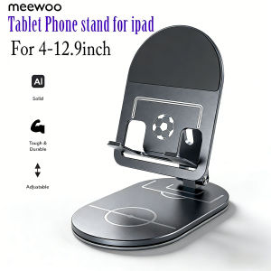 Meewoo Tablet Phone Holder for ipad Stand Aluminum alloy Adjustable Tablet Phone Stand for 4-12.9inch