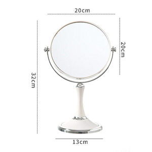 JUNE กระจกสไตล์เกาหลี 2หน้า แบบใหม่ กระจกมินิมอล กระจกแต่งหน้า ปรับองศาได้