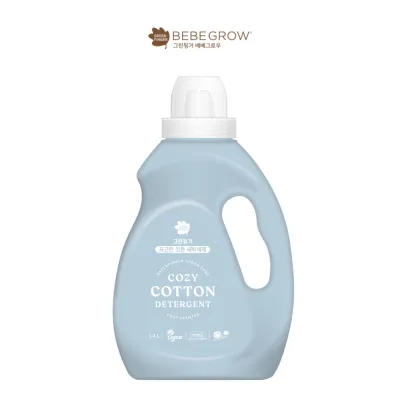Nước giặt xả em bé thuần chay Greenfinger hương Cozy Cotton 1.4 lít giúp quần áo mềm mại an toàn