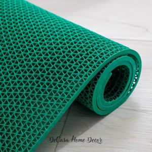 Heavy Duty Anti-Slip Bathroom Floor Mat Waterproof PVC Rubber Drainage Mat Easy to Clean