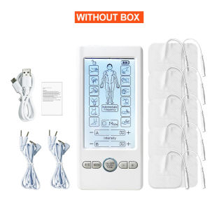 EMS Electric Muscle Stimulator Therapy 12 Modes Tens Unit Machine Meridian Physiotherapy Pulse Abdominal Body Massager