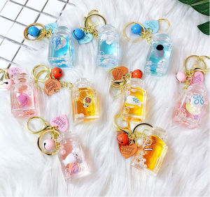 Móc Khóa Bình Nước Cực Đẹp Móc Khoá Đồ Trang Trí Quà Tặng