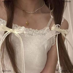 [COD] Big House ปิ่นปักผมสไตล์ฝรั่งเศสโลลิต้าประดับริบบิ้นผูกโบว์พู่ที่ติดผมสำหรับผู้หญิงกิ๊บติดผมสำหรับปาร์ตี้เด็กผู้หญิง