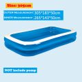 【Msia Stock】 Inflatable Swimming Pool Family Pool Kolam Renang Pelampung Outdoor Pool Kolam Mandi 2 Layers Premium. 