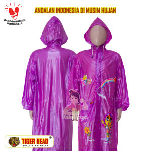 Jas Hujan Ponco Remaja Tiger Head 68265 Original