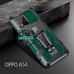 Casing HP untuk Oppo A54 2021 New Armor Belt Clip Case Hard Case Armor Terbaru
