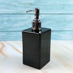 Ceramics Living ขวดสบู่เหลว ทรงสี่เหลี่ยมตรงเล็ก ผิวเรียบ