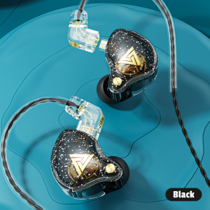 QKZ AK6 Pro Headset Earphone Gaming Extra Bass With Mic In-Ear Sport Running Hi-Res Audio AH137