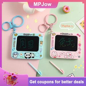 【MPJow】 Creative Mini Graffiti Board Keychain DIY Painting Keyring Student Schoolbag Pendant Decorations Girls Gift