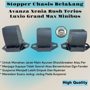 Karet Stopper Belakang Avanza Rush Xenia Terios Luxio Gran Max Minibus 1Set(2Pcs)