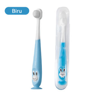 Sweetybayibayi Rabbit Toothbrush Kids Cartoon Training Toothbrush Oral Care Berus Gigi Kanak With Box 2-12 Years Old